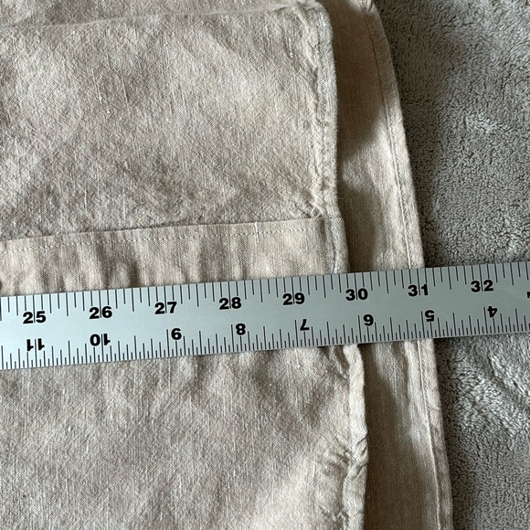 Banana Republic Mens Slim Fit Linen Button Up Shirt Size Large Neutral Casual - Picture 13 of 13